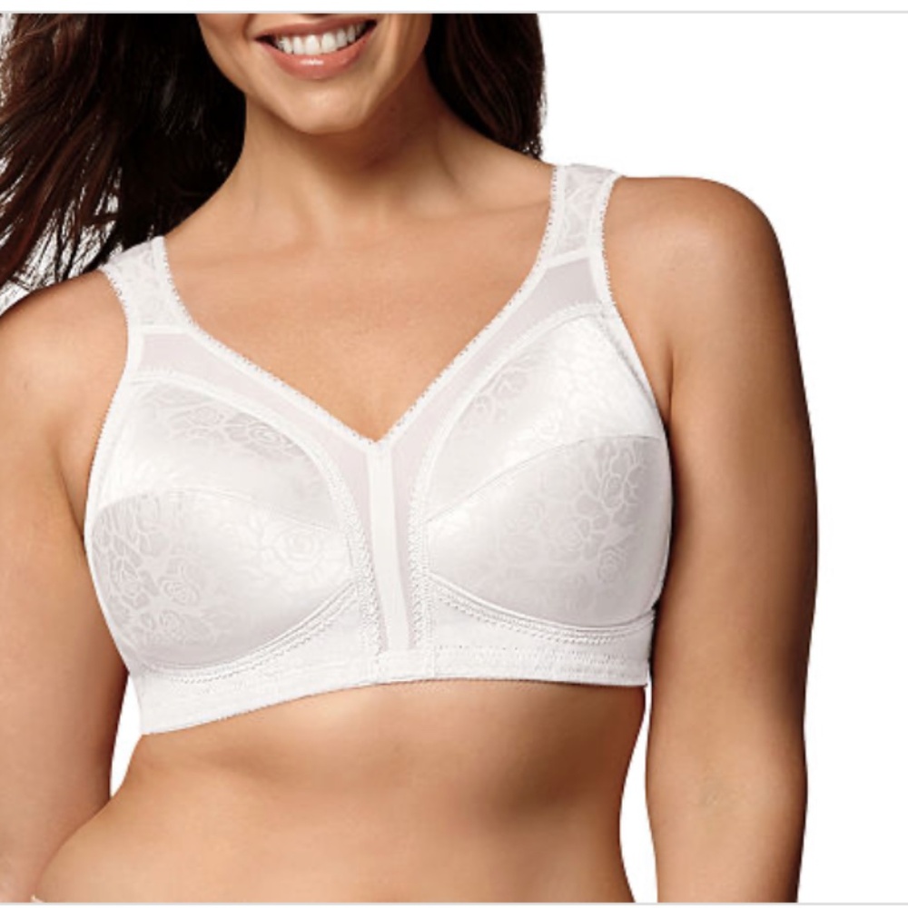 Playtex 18 Hour Ultimate Shoulder Comfort Wireless Bra White  Women's NWT